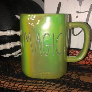 NEW! Rae Dunn IRIDESCENT GREEN “MAGIC” mug
